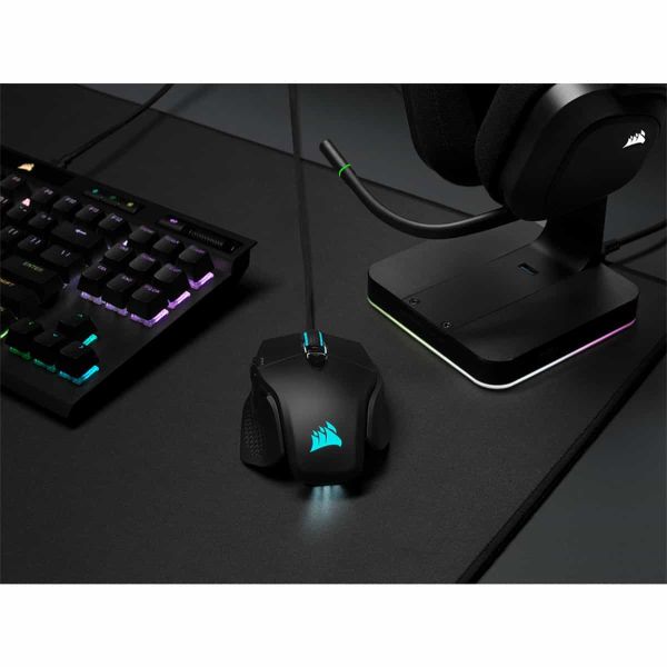 Corsair M65 RGB ULTRA muis Rechtshandig USB Type-A Optisch 26000 DPI (CH-9309411-EU2)
