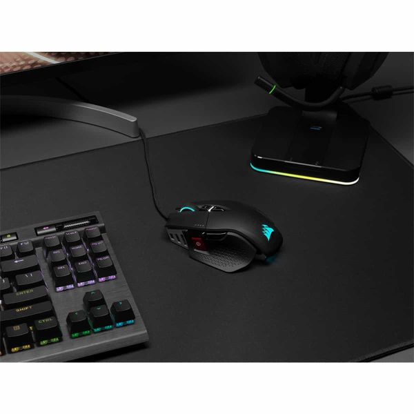 Corsair M65 RGB ULTRA muis Rechtshandig USB Type-A Optisch 26000 DPI (CH-9309411-EU2)