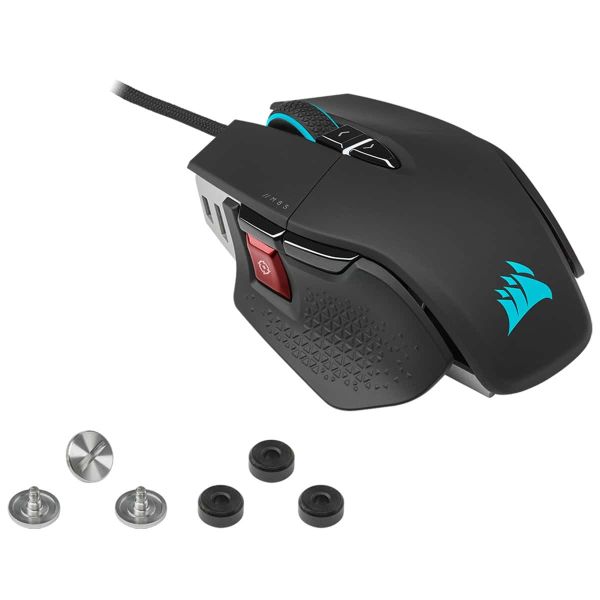 Corsair M65 RGB ULTRA muis Rechtshandig USB Type-A Optisch 26000 DPI (CH-9309411-EU2)