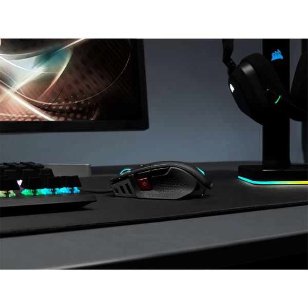 Corsair M65 RGB ULTRA muis Rechtshandig USB Type-A Optisch 26000 DPI (CH-9309411-EU2)