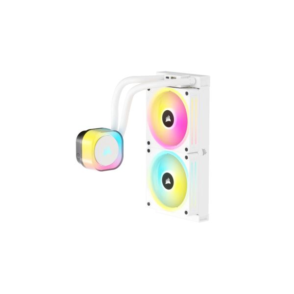 Corsair H100I Processor Hybride koeler 12 cm Wit (CW-9061005-WW)
