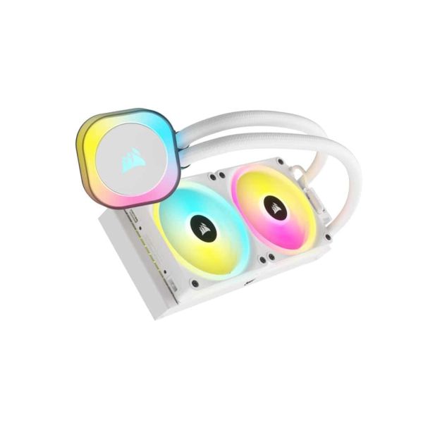 Corsair H100I Processor Hybride koeler 12 cm Wit (CW-9061005-WW)