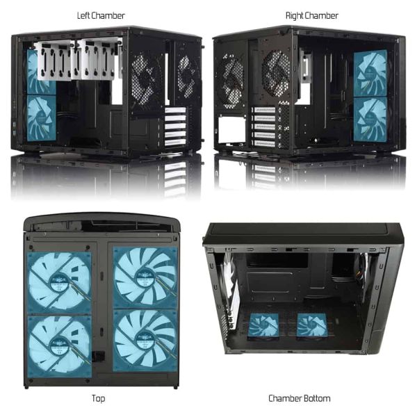 Fractal Design NODE 804 kubus Zwart (CA-NODE-804-BL-W)