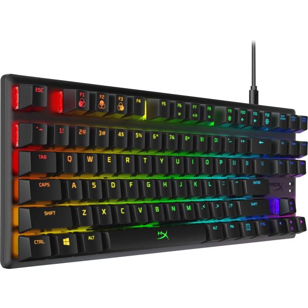 HyperX Alloy Origins - mechanisch gamingtoetsenbord - HX Red (US-indeling) (4P4F6AA)