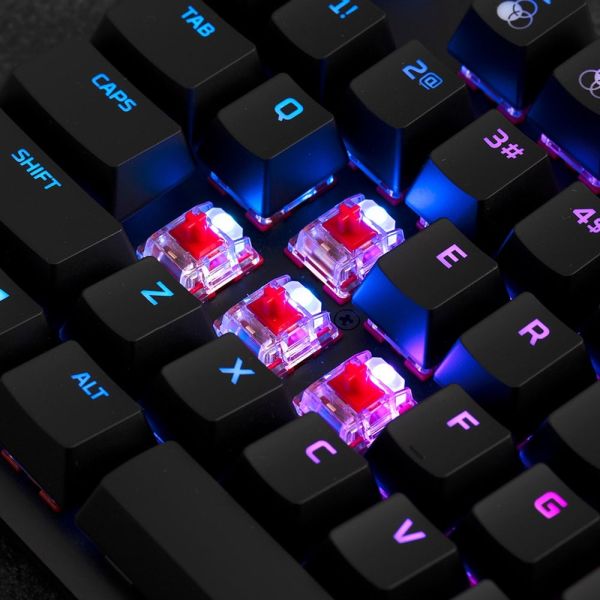 HyperX Alloy Origins Core - mechanisch gamingtoetsenbord - HX Aqua (US-indeling) (4P5P1AA)