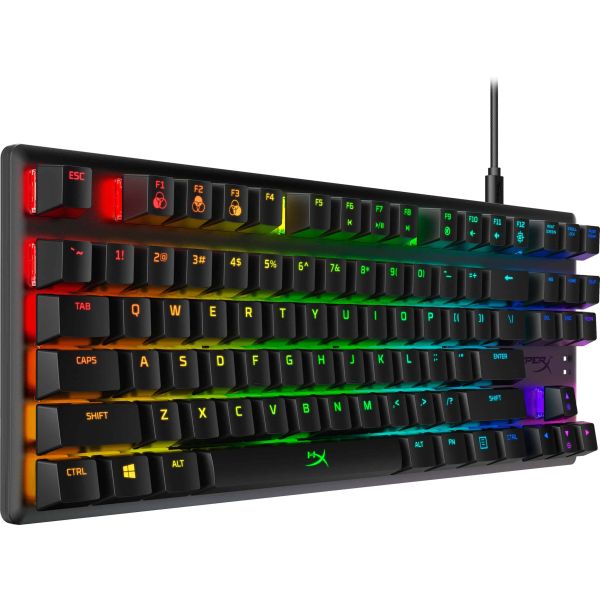 HyperX Alloy Origins Core - mechanisch gamingtoetsenbord - HX Aqua (US-indeling) (4P5P1AA)