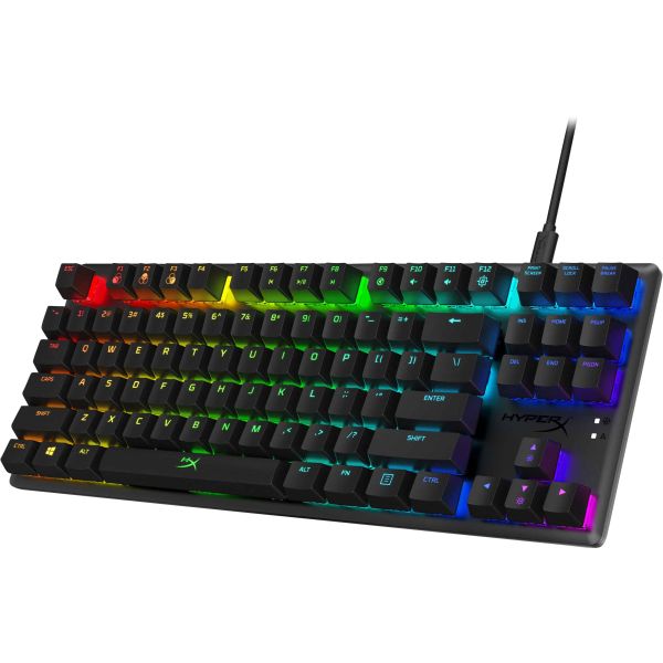 HyperX Alloy Origins Core - mechanisch gamingtoetsenbord - HX Aqua (US-indeling) (4P5P1AA)