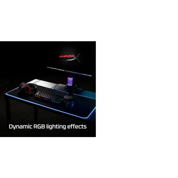 HyperX Pulsefire Mat - RGB-muismat voor gaming - stof (XL) (4S7T2AA)