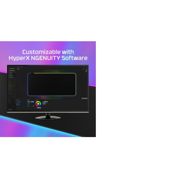 HyperX Pulsefire Mat - RGB-muismat voor gaming - stof (XL) (4S7T2AA)