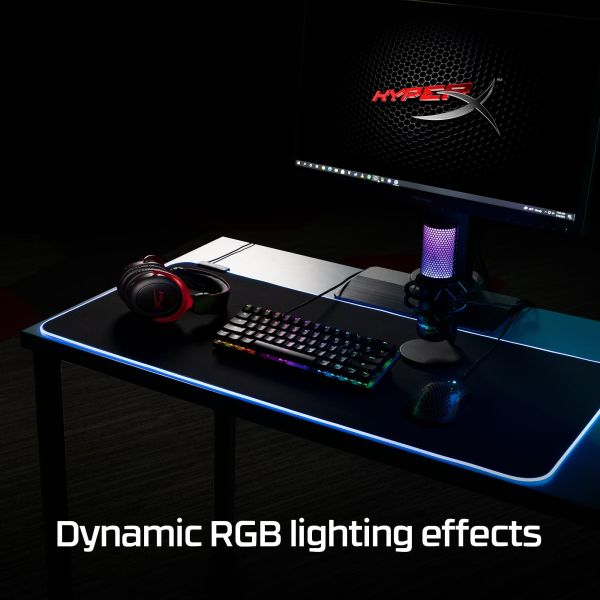 HyperX Pulsefire Mat - RGB-muismat voor gaming - stof (XL) (4S7T2AA)