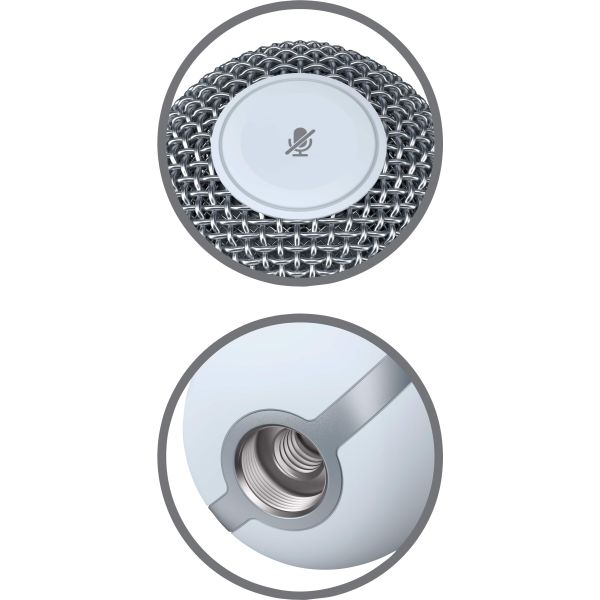 HyperX SoloCast - USB Microphone (White) Wit Microfoon voor spelcomputers (519T2AA)