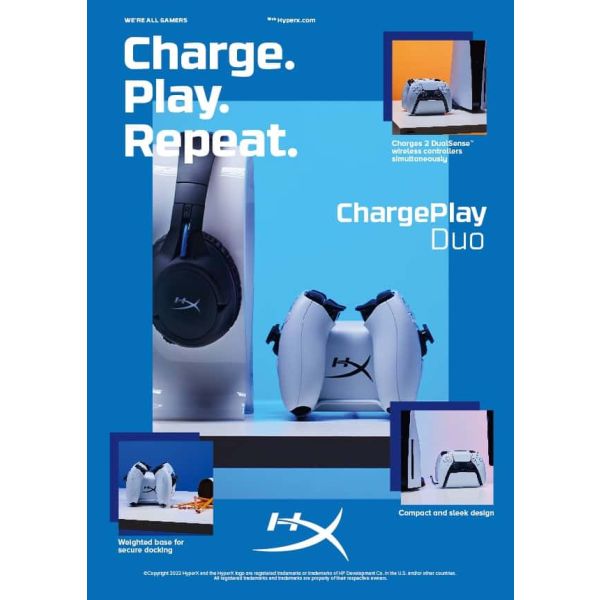 HyperX CHARGEPLAY DUO PS5 Oplaadstandaard (51P68AA)
