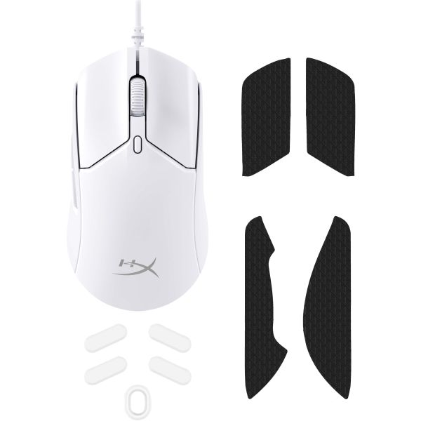 HyperX Pulsefire Haste 2 - gamingmuis (wit) (6N0A8AA)