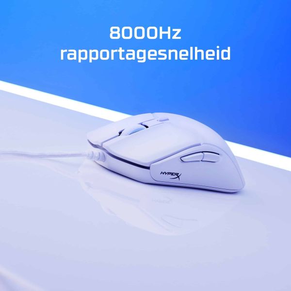 HyperX Pulsefire Haste 2 - gamingmuis (wit) (6N0A8AA)