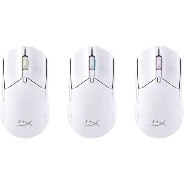 HyperX Pulsefire Haste 2 - draadloze gamingmuis (wit) (6N0A9AA)