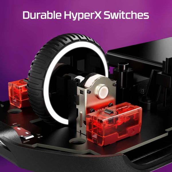 HyperX Pulsefire Haste 2 - draadloze gamingmuis (wit) (6N0A9AA)