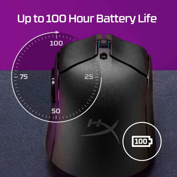 HyperX Pulsefire Haste 2 - draadloze gamingmuis (zwart) (6N0B0AA)