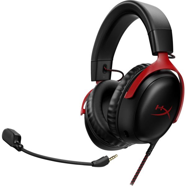 HP HyperX Cloud III - Gamingheadset (zwart/rood) (727A9AA)
