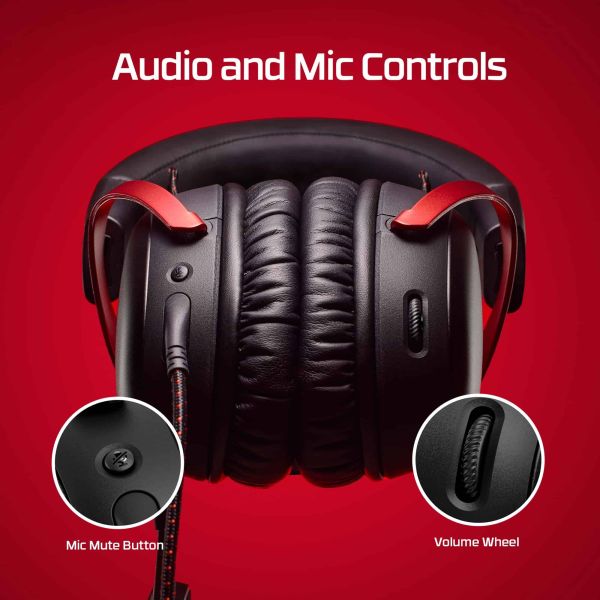 HP HyperX Cloud III - Gamingheadset (zwart/rood) (727A9AA)