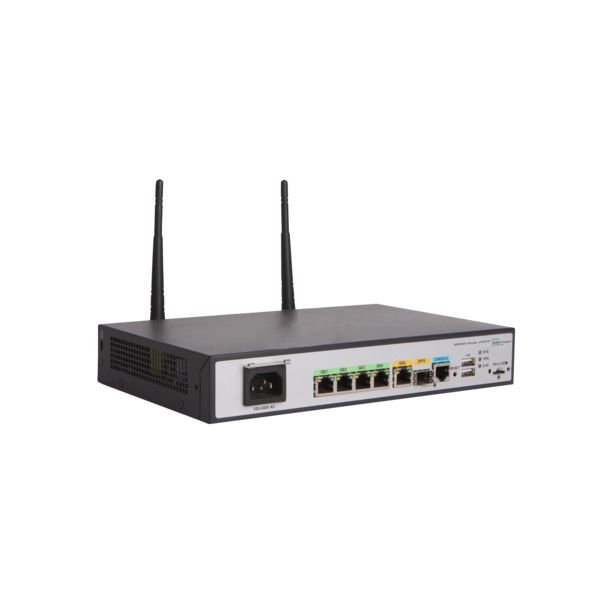 HPE MSR954-W 1GbE SFP (WW) 2GbE-WAN 4GbE-LAN Wireless 802.11n CWv7 draadloze router Gigabit Ethernet Single-band (2.4 GHz) Grijs (JH297A#ABB)