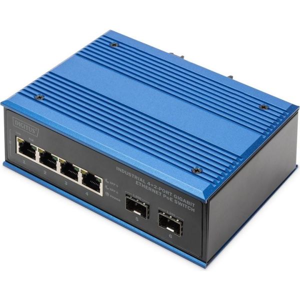 barox Switch 4-Port 10/100TX PoE, RJ45 1x100FX-SM (PC-PIGE401C-S)