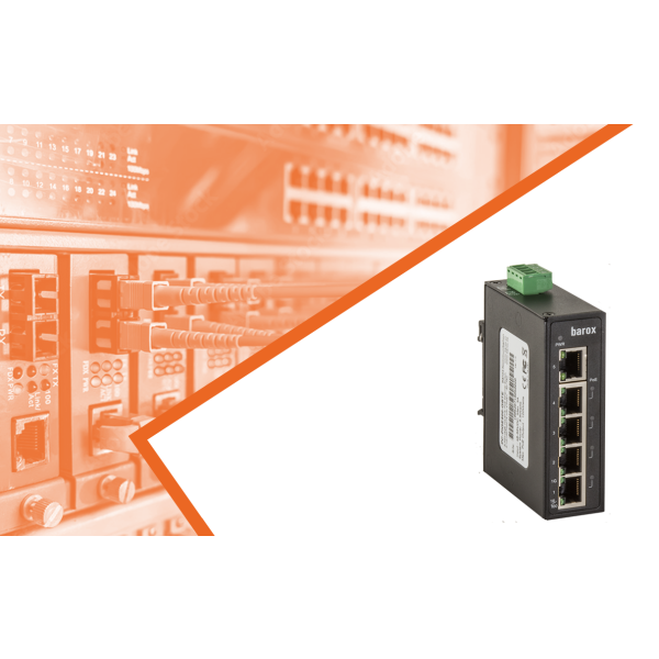 BAROX Switch für Hutschienenmontage 5 (PC-PIGE500-GBTE)