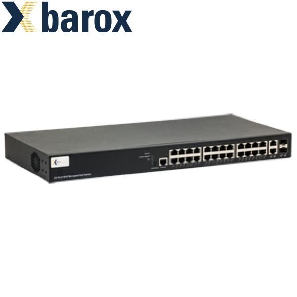 barox Switch 24-Port 24X10/100/1000TX, RJ45 4x100/1000FX (RY-GSP23-26)
