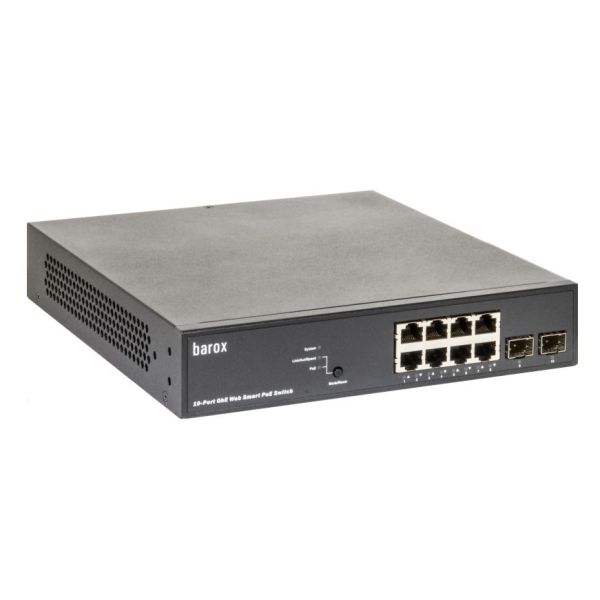 barox Switch 10-Port 10x10/100/1000TX RJ45 2x100/1000FX Mana (RY-LGS23-10G)
