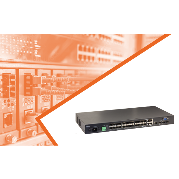barox Switch 24-Port 10/100/1000SFP 4x SFP Management (RY-LGSO25-28)