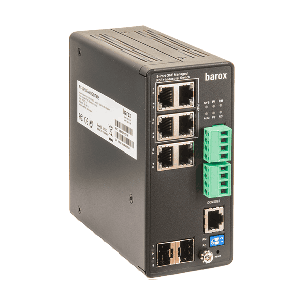 BAROX Switch für Hutschienenmontage, (RY-LPIGE-602GBTME)