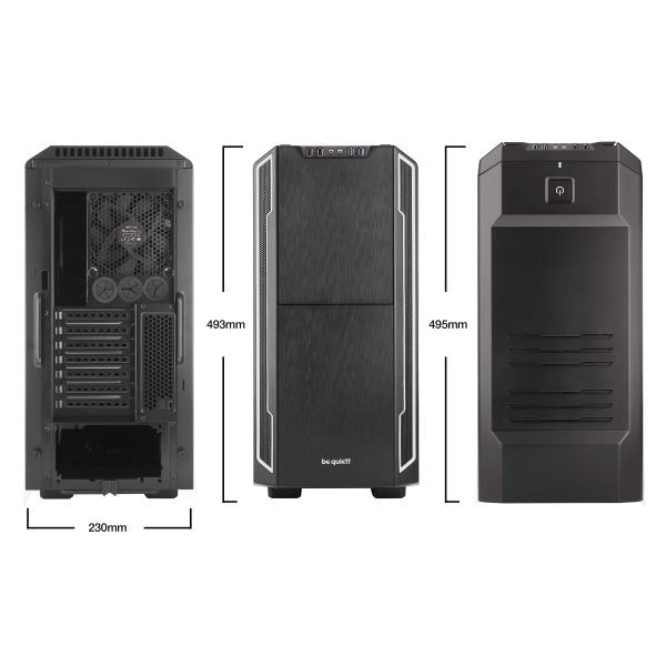be quiet! Silent Base 600 Midi Tower Zwart, Zilver (BG007)