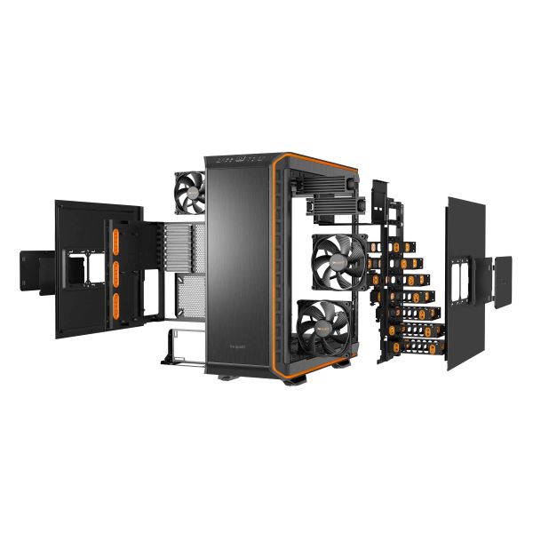 be quiet! Dark Base 900 Midi Tower Zwart, Oranje (BG010) be quiet! Dark Base 900 Midi Tower Zwart, Oranje (BG010)