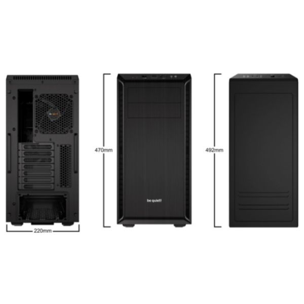 be quiet! Pure Base 600 Midi Tower Zwart (BG021)