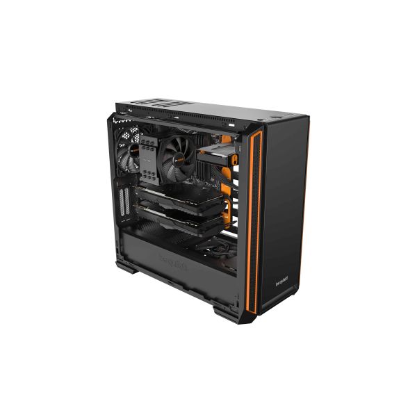 be quiet! Silent Base 601 Midi Tower Zwart, Oranje (BG025)