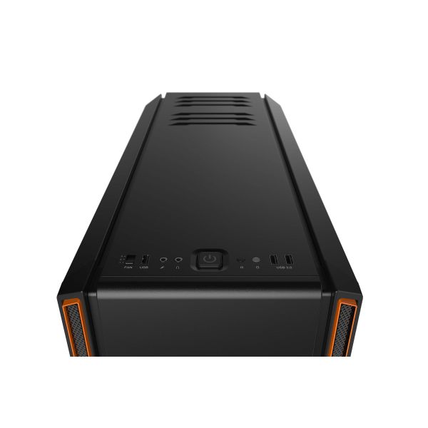 be quiet! Silent Base 601 Midi Tower Zwart, Oranje (BG025)