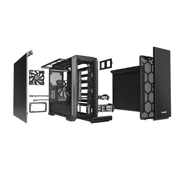 be quiet! Silent Base 601 Midi Tower Zwart, Zilver (BG027) be quiet! Silent Base 601 Midi Tower Zwart, Zilver (BG027)
