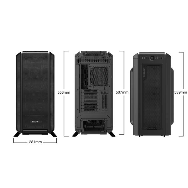be quiet! Silent Base 802 Black Midi Tower Zwart (BG039)