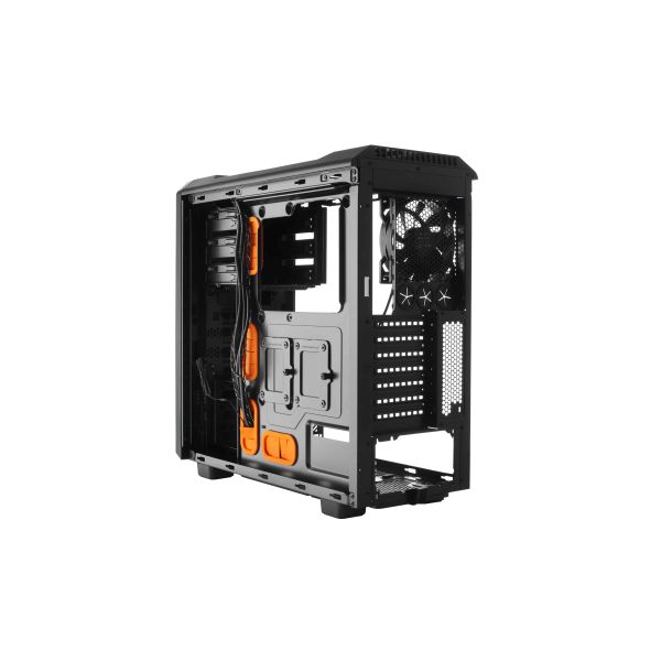 be quiet! Silent Base 600 Midi Tower Oranje, Zwart (BGW05)