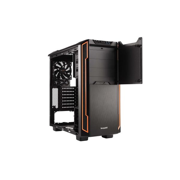be quiet! Silent Base 600 Midi Tower Oranje, Zwart (BGW05)