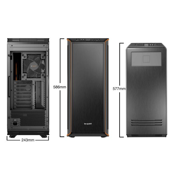 be quiet! Dark Base Pro 900 rev. 2 Full Tower Zwart, Oranje (BGW14) be quiet! Dark Base Pro 900 rev. 2 Full Tower Zwart, Oranje (BGW14)