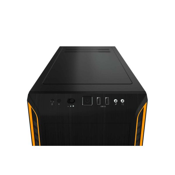 be quiet! Pure Base 600 Window Midi Tower Zwart, Oranje (BGW20)