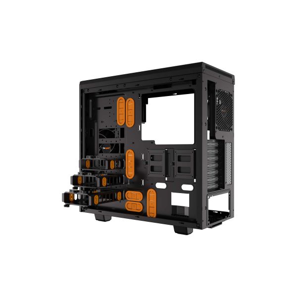 be quiet! Pure Base 600 Window Midi Tower Zwart, Oranje (BGW20)