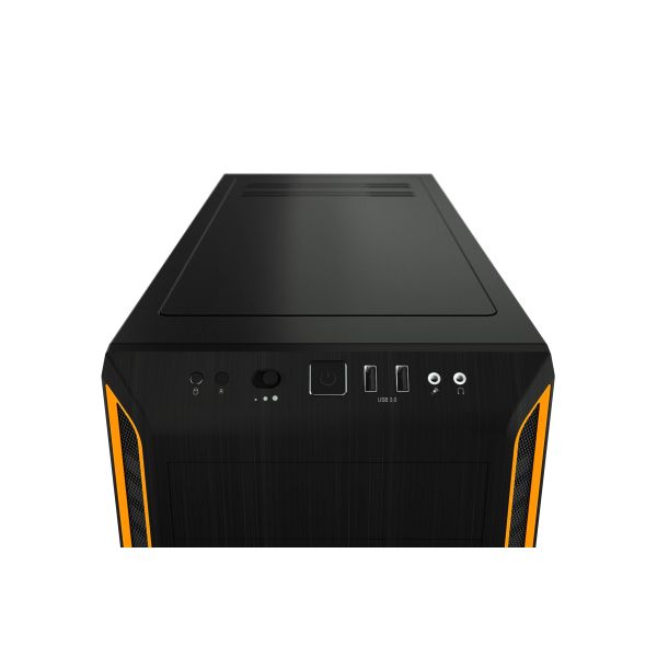 be quiet! Pure Base 600 Window Midi Tower Zwart, Oranje (BGW20)