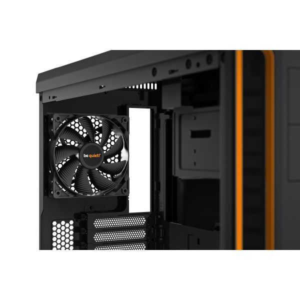 be quiet! Pure Base 600 Window Midi Tower Zwart, Oranje (BGW20)