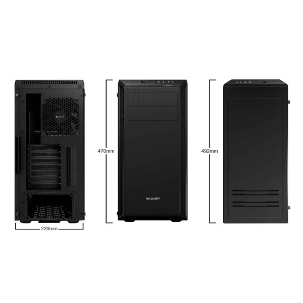 be quiet! Pure Base 600 Window Midi Tower Zwart (BGW21)