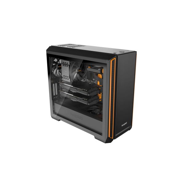 be quiet! Silent Base 601 Window Midi Tower Zwart, Oranje (BGW25)