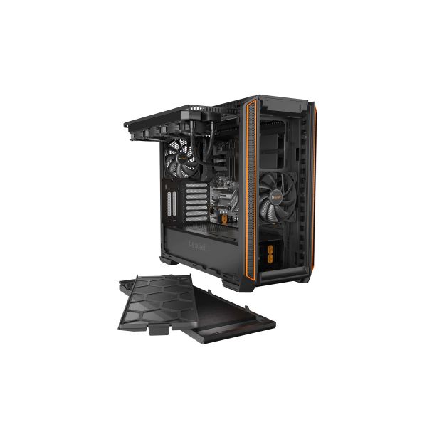 be quiet! Silent Base 601 Window Midi Tower Zwart, Oranje (BGW25)