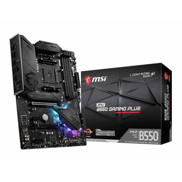 MSI MPG B550 Gaming Plus AMD B550 Socket AM4 ATX (MPG B550GAMINGPLUS)