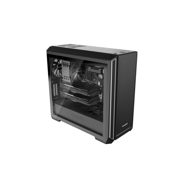 be quiet! Silent Base 601 Window Midi Tower Zwart, Zilver (BGW27)