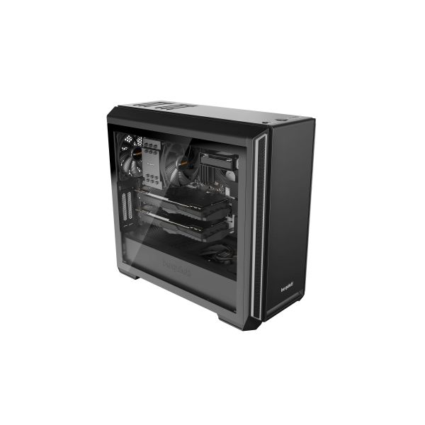 be quiet! Silent Base 601 Window Midi Tower Zwart, Zilver (BGW27)